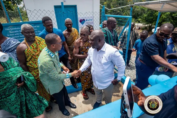 Republic Bank Commissions Mechanized Borehole for Taviefe SHS