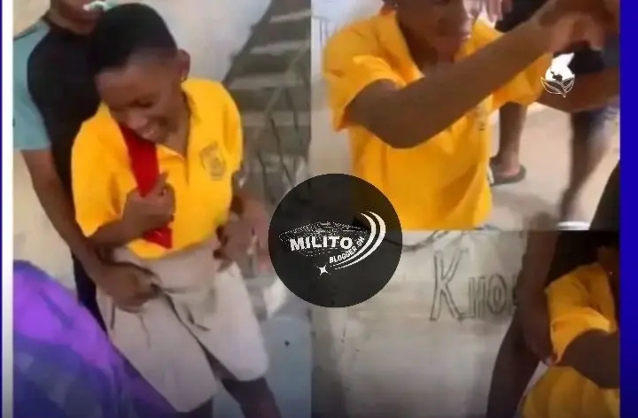Five boys captured on a link video having unpardorn affair with 14-year-old student