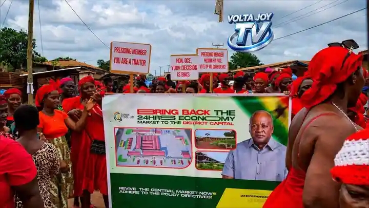 BIG DEMONSTRATION HITS AKATSI NORTH