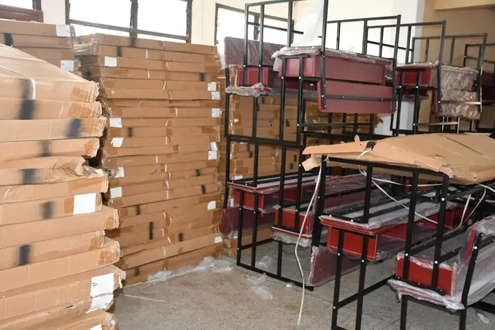 CENTRAL TONGU ASSEMBLY DISTRIBUTES 2,000 PIECES OF SCHOOL FURNITURE TO BASIC SCHOOLS