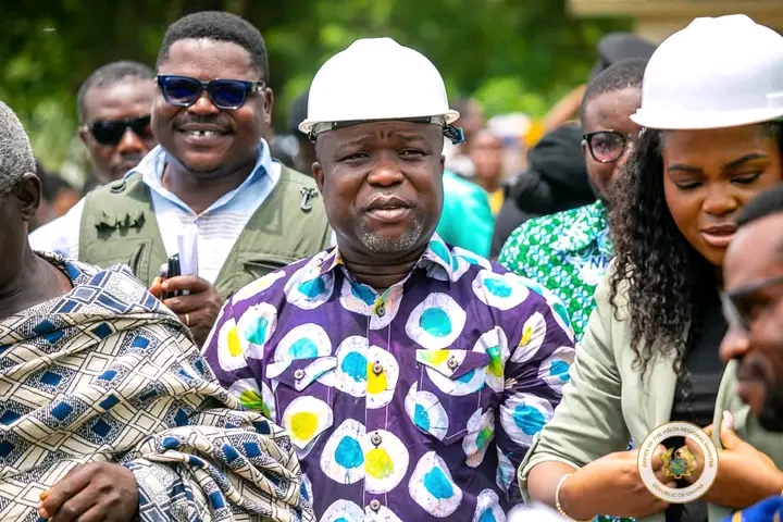 Volta Regional Minister Commissions Boreholes, Cuts Sod For 6 School Projects In North Dayi
