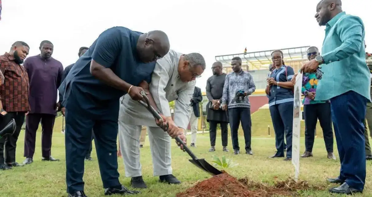 CHIEF OF STAFF JULIUS DEBRAH LAUNCHES SHEA MONTH WITH TREE PLANTING AT JUBILEE HOUSE