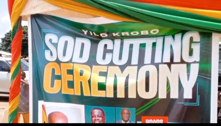E/R: Eastern Regional Minister Breaks Ground For Somanya-Dodowa Road Project