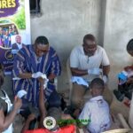 Hon. Godwin Bobobee Supports Gyakiti Circuit Students with Uniforms, Books, and Shoes