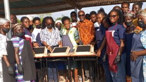 CAAP Ghana And HTU Train Rice Farmers On Charcoal Production From Rice Waste